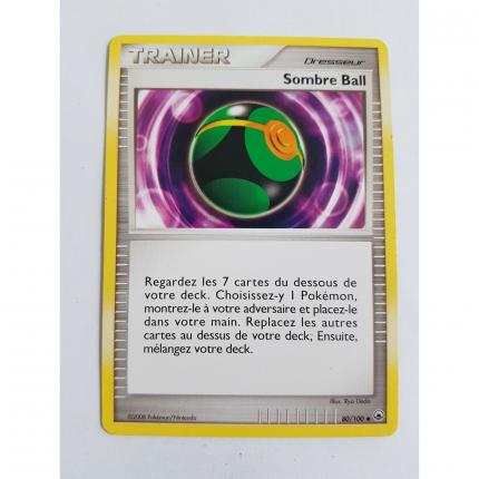 Carte Pokemon trainer Sombre Ball Diamant et Perles Aube Majestueuse 80/100 peu commune