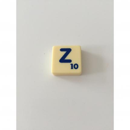 LETTRE BLEU Z PIÈCE DÉTACHÉE SCRABBLE DELIRE