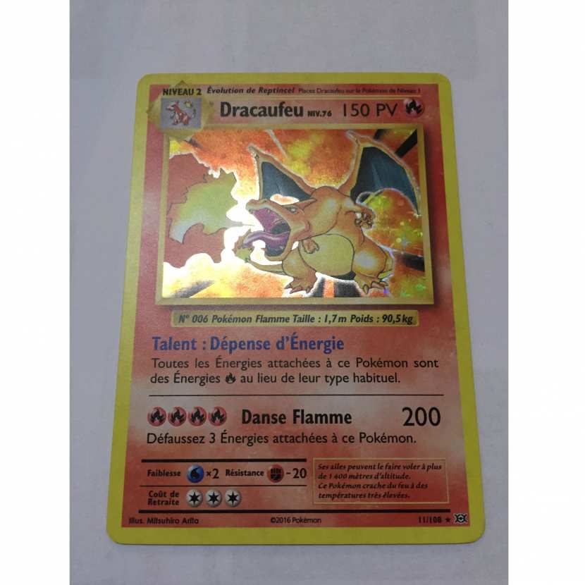 Carte Pokemon Dracaufeu 11 108 Rare Xy Evolutions Carte Holographique Carte Pokemon Dracaufeu 11 108 Rare Xy Evolutions Carte Holographique