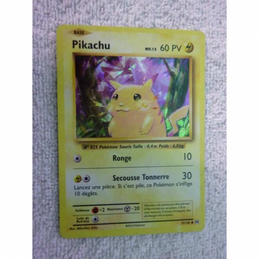 Carte Pokemon Pikachu 35 108 Commune Holographique Xy12 Evolutions Carte Pokemon Pikachu 35 108 Commune Holographique Xy12 Evolutions