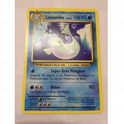 29/108 Carte pokémon lamantine 29/108 rare XY XY12 evolutions