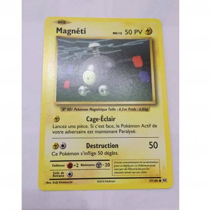 37/108 Carte pokémon Magnéti 37/108 commune XY XY12 evolutions