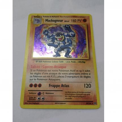 59/108 Carte pokémon Mackogneur rare holographique 59/108 XY XY12 evolutions