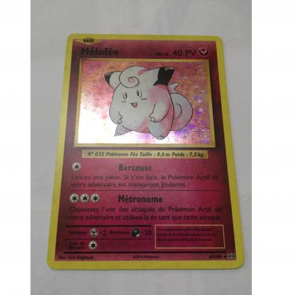 63/108 Carte pokémon mélofée rare holographique 63/108 XY XY12 evolutions