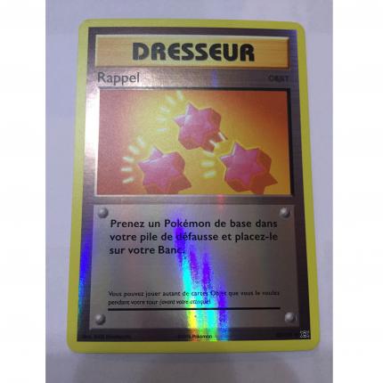 85/108 Carte pokémon dresseur rappel 85/108 peu commune reverse XY XY12 evolutions