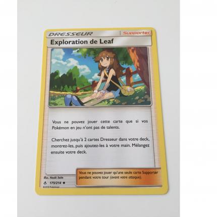 175/214 - Carte Pokemon Exploration de Leaf 175/214 peu commune SL10 Soleil et Lune alliance infaillible