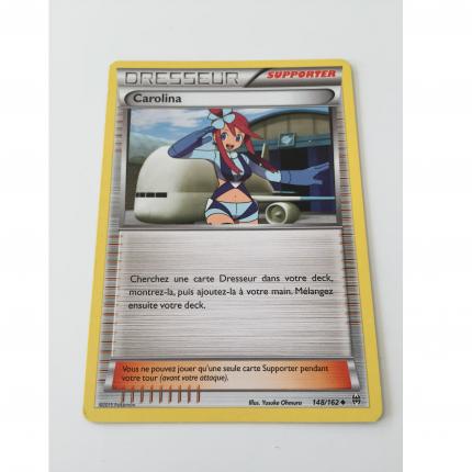 148/162 - Carte pokémon dresseur Carolina 148/162 peu commune xy impulsion turbo