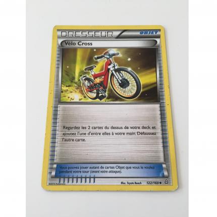 122/160 - Carte pokémon dresseur vélo cross 122/160 peu commune Xy Primo-choc