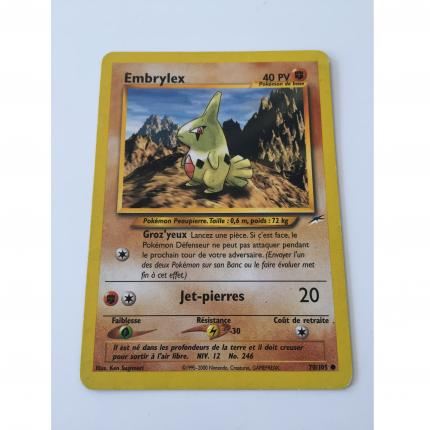 70/105 - Carte Pokemon Embrylex 70/105 commune Néo Destiny Wizards