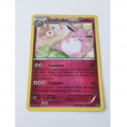 66/124 - Carte Pokemon Grodoudou 66/124 peu commune XY10 XY IMPACT DES DESTINS