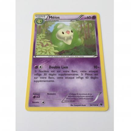 Carte Pokemon Méios 34/124 peu commune XY10 XY IMPACT DES DESTINS