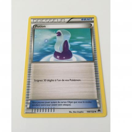 106/122 - Carte Pokemon Potion 106/122 peu commune XY XY9 RUPTURE TURBO