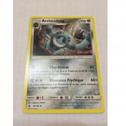 87/156 - Carte Pokemon Archéodong 87/156 peu commune Soleil Lune SL5 Ultra Prisme