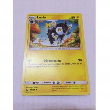 47/156 - Carte Pokemon Luxio 47/156 peu commune Soleil Lune SL5 Ultra Prisme