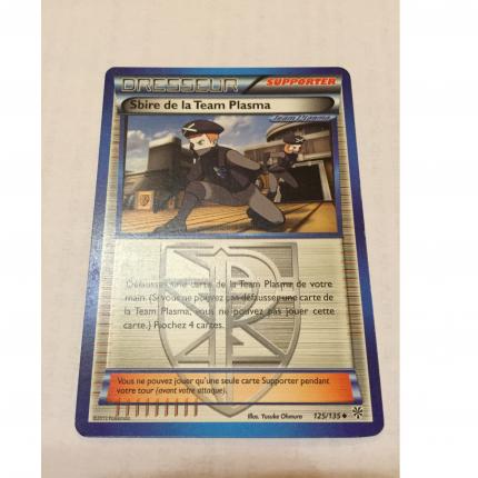 Carte pokémon Sbire de la team 125/135 peu commune Noir et Blanc tempête plasma