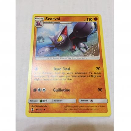 68/145 - Carte pokémon Scorvol 68/145 peu commune Soleil Et Lune Gardiens ascendants