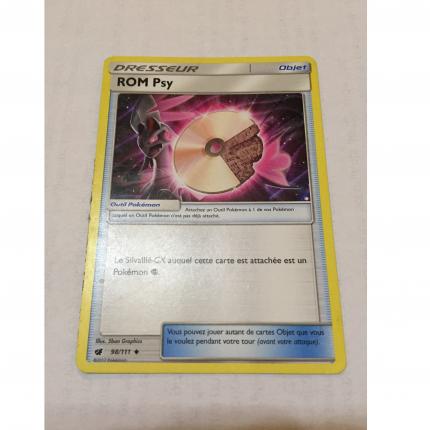 98/111 - Carte pokémon ROM Psy 98/111 peu commune Soleil et Lune invasion Carmin