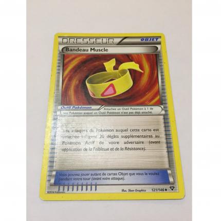 121/146 - Carte Pokemon dresseur Bandeau Muscle 121/146 peu commune XY