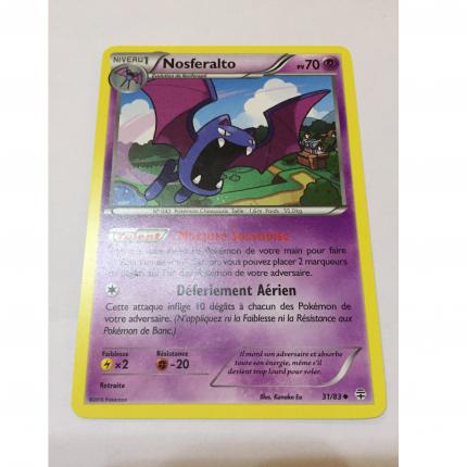 31/83 - Carte Pokemon nosferalto 31/83 peu commune XY Générations