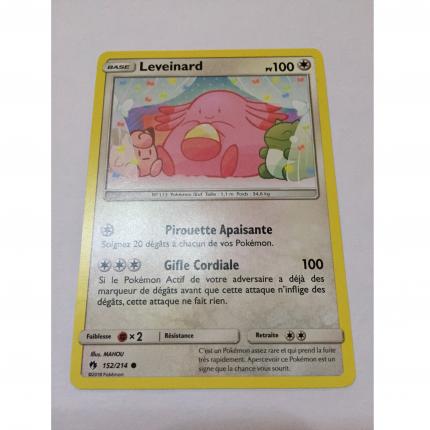 152/214 - Carte Pokemon Leveinard 152/214 commune Soleil & Lune SL08 Tonnerre Perdu
