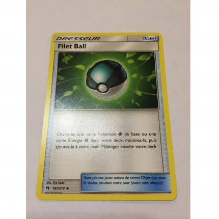 187/214 - Carte Pokemon Filet Ball 187/214 peu commune Soleil & Lune SL08 Tonnerre Perdu