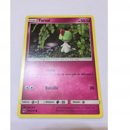 139/214 - Carte Pokemon Tarsal 139/214 commune Soleil & Lune SL8 Tonnerre Perdu