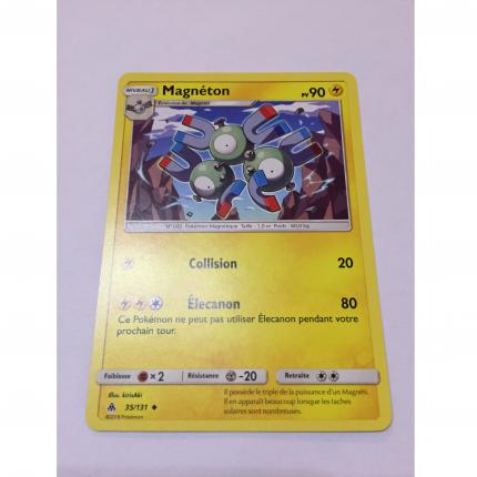 35/131 - Carte Pokemon Magnéton 35/131 peu commune Soleil & Lune SL06 Lumière interdite