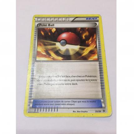 35/39 - Carte Pokemon poké Ball 35/39 XY Bienvenue à Kalos état moyen