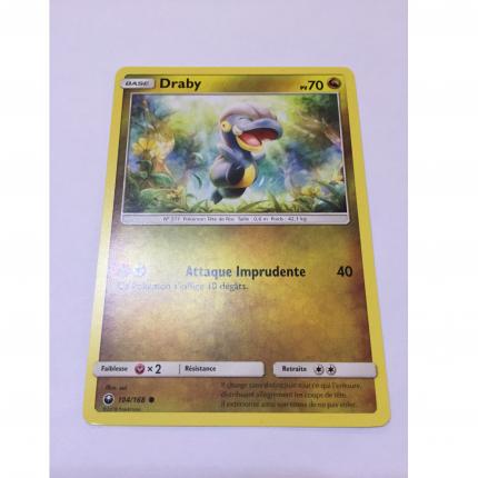 104/168 - Carte Pokemon draby 104/168 commune Soleil & Lune Tempête Céleste