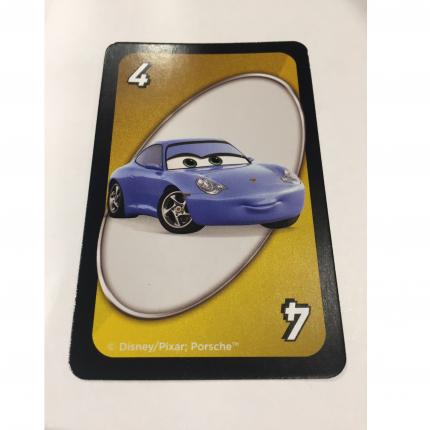 CARTE JAUNE NUMÉRO 4 SALLY UNO DISNEY PIXAR CARS 3 MATTEL GAMES