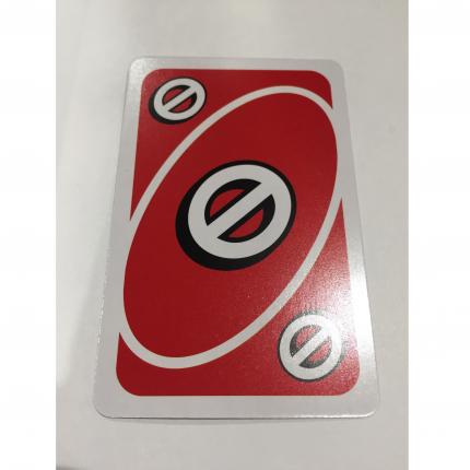 CARTE ROUGE PASSE TON TOUR JEU DE SOCIÉTÉ UNO MATTEL GAMES