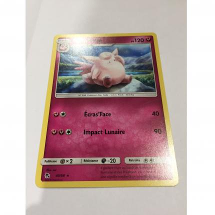 40/68 - Carte Pokemon Mélodelfe 40/68 rare Soleil & Lune Destinées Occultes