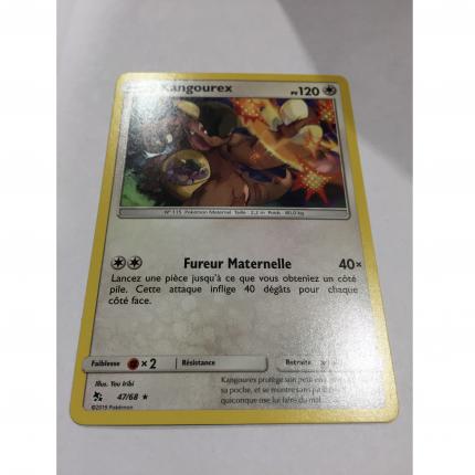 47/68 - Carte Pokemon Kangourex 47/68 rare Soleil & Lune Destinées Occultes