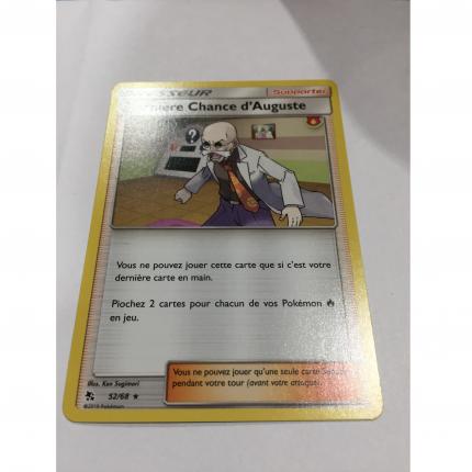 52/68 - Carte Pokemon Dernière chance d auguste 52/68 rare S&L Destinées Occultes