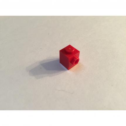 Brique 1x1 avec goujon sur 1 côté rouge 4558886 pièce détachée lego