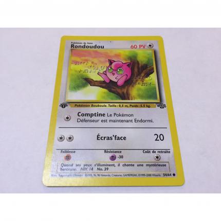 54/64 - Carte pokémon rondoudou 54/64 commune jungle wizards 1 ère édition bon état