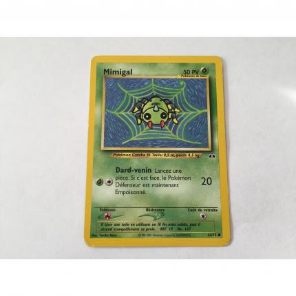 64/75 - Carte Pokemon mimigal 64/75 commune Néo Discovery Wizard française