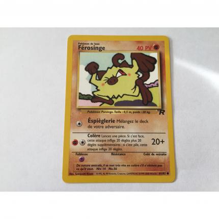 61/82 - Carte pokémon ferosinge 61/82 commune team rocket wizard