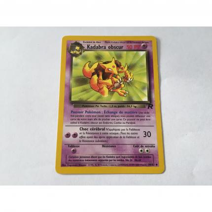 39/82 - Carte pokémon kadabra obscur 39/82 peu commune team rocket wizards 1995