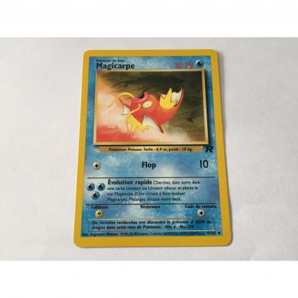 47/82 - Carte pokémon magicarpe 47/82 peu commune team rocket wizards