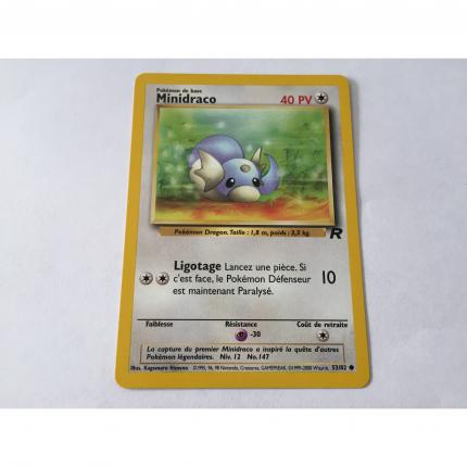 53/82 - Carte pokémon minidraco 53/82 commune team rocket wizards