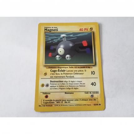 53/102 - Carte pokémon magneti 53/102 commune set de base wizards 1995