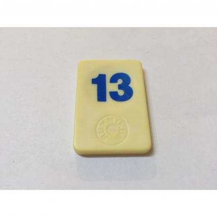 CHIFFRE 13 BLEU RUMMIKUB LE RAMI DES CHIFFRES 1986 MB