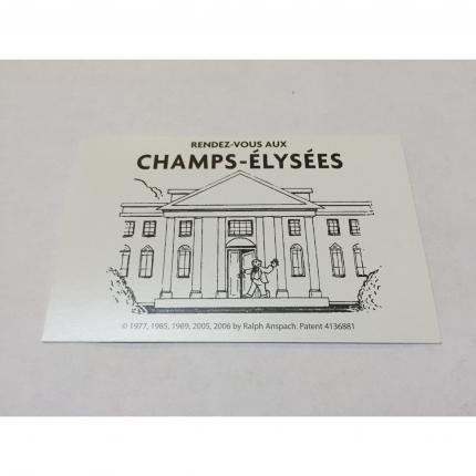 CARTE MONOPOLISTE RDV AU CHAMPS-ELYSÉES PIÈCE DÉTACHÉE MONOPOLY ANTI MONOPOLY