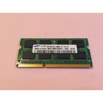 barrette mémoire ram samsung 2gb 2rx8 PC3-8500S-07-10-F2 M471B5673EH1-CF8