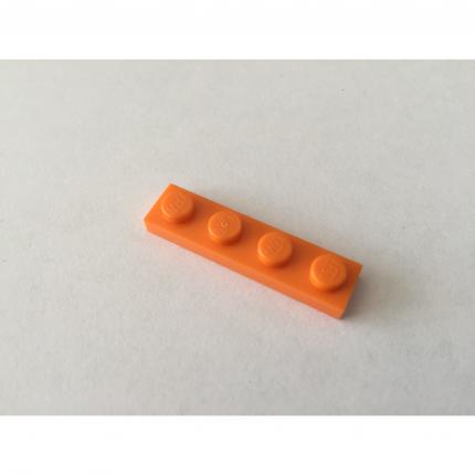 Plate 1x4 orange 4118782 pièce détachée Lego