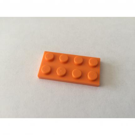 Plate 2x4 orange 4158355 pièce détachée Lego