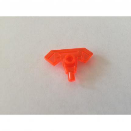 Arme avec barre transparent orange 6128870 pièce détachée Lego