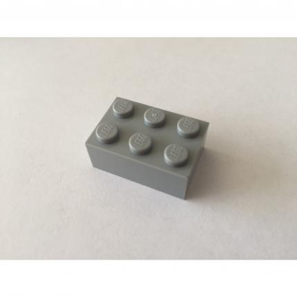 Brique 2x3 gris clair 4211386 pièce détachée Lego
