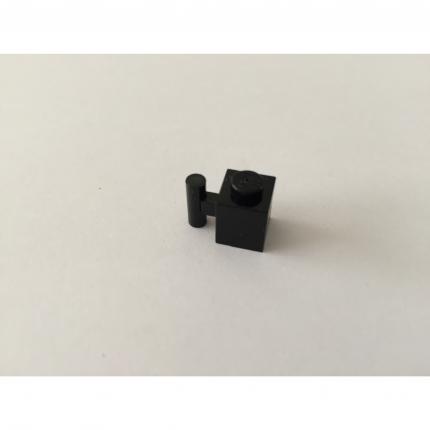 Brique modifiée 1x1 noir avec poignée 2921 pièce détachée Lego